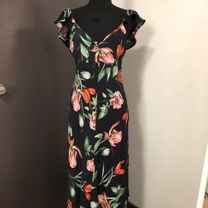 Nordstrom LUSH tropical maxi dress - size small